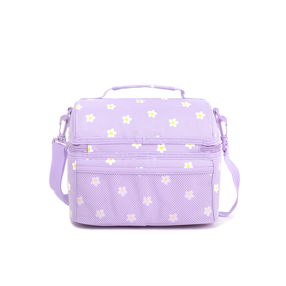 Yellow Shoes | Kids Lunch Bags | Accessories | ORO | BOÎTE à LUNCH EN DÔME MARGUERITE | 120997-51-ORO_MARGUERITE_BOITE_A_LUNCH-03-ORO | DAISY DOME LUNCH BAG-Kids Lunch Bags | Accessories-Yellow Shoes-Yellow Shoes