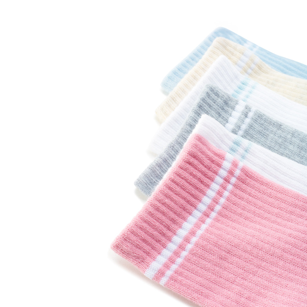 121138-71-6_PUMA_6_PAIRES-02-Puma 6 Pairs of Socks for Women P600857-682-Women's Socks | Accessories-Yellow Shoes-Yellow Shoes