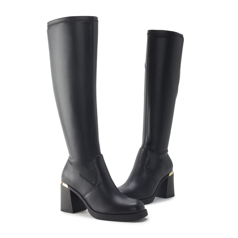 121191-01-HILARIE_HAUTE-02-HILARIE HAUTE-Women's Fashion Light Boots-Yellow Shoes-Yellow Shoes