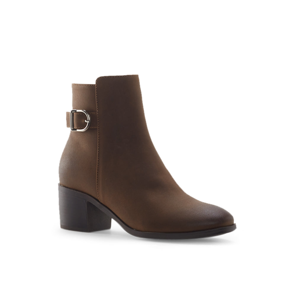 Yellow Shoes | Womens-Winter Boots-Dress-Low Shaft & Med Heel | BENEDICTE |