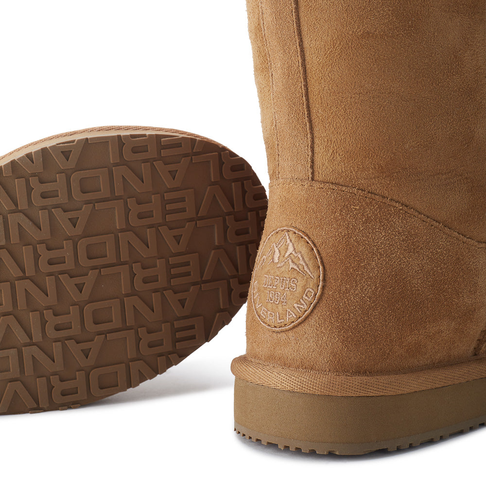 Yellow Shoes | Womens-Winter Boots-Casual-Med Shaft & Flat Heel | SOUVENIR H2O - RIVERLAND |