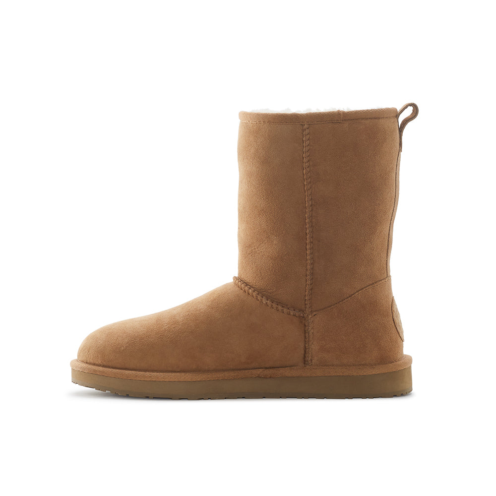 Yellow Shoes | Womens-Winter Boots-Casual-Med Shaft & Flat Heel | SOUVENIR H2O - RIVERLAND |