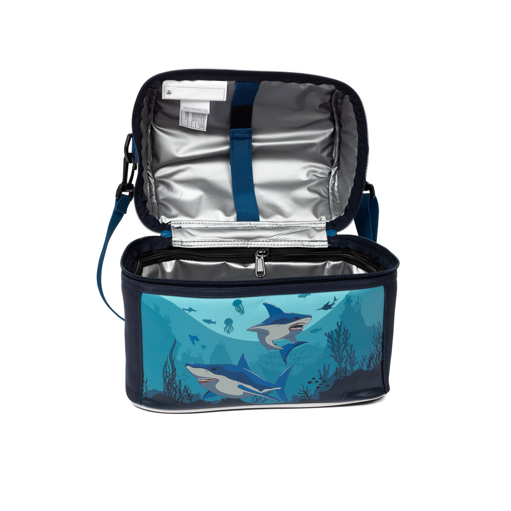 Yellow Shoes | Kids Lunch Bags | Accessories | LOUIS GARNEAU | BOÎTE à LUNCH EN DÔME REQUIN | 122284-43-LG_SHARK_BOITE_A_LUNCH_EN_DOME-05-LOUIS GARNEAU | SHARK DOME LUNCH BAG-Kids Lunch Bags | Accessories-LOUIS GARNEAU-Yellow Shoes