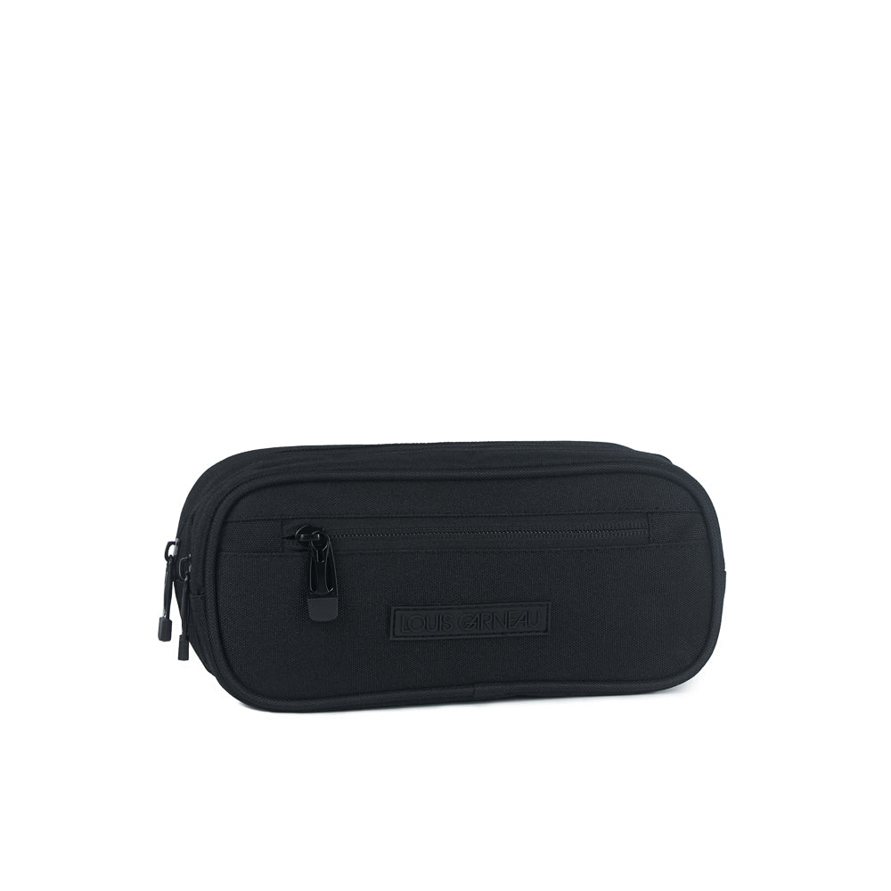 Yellow Shoes | Kids Pencil Cases | Accessories | LOUIS GARNEAU | ÉTUI à CRAYONS 2 COMPARTIMENTS NOIR | 8856700033