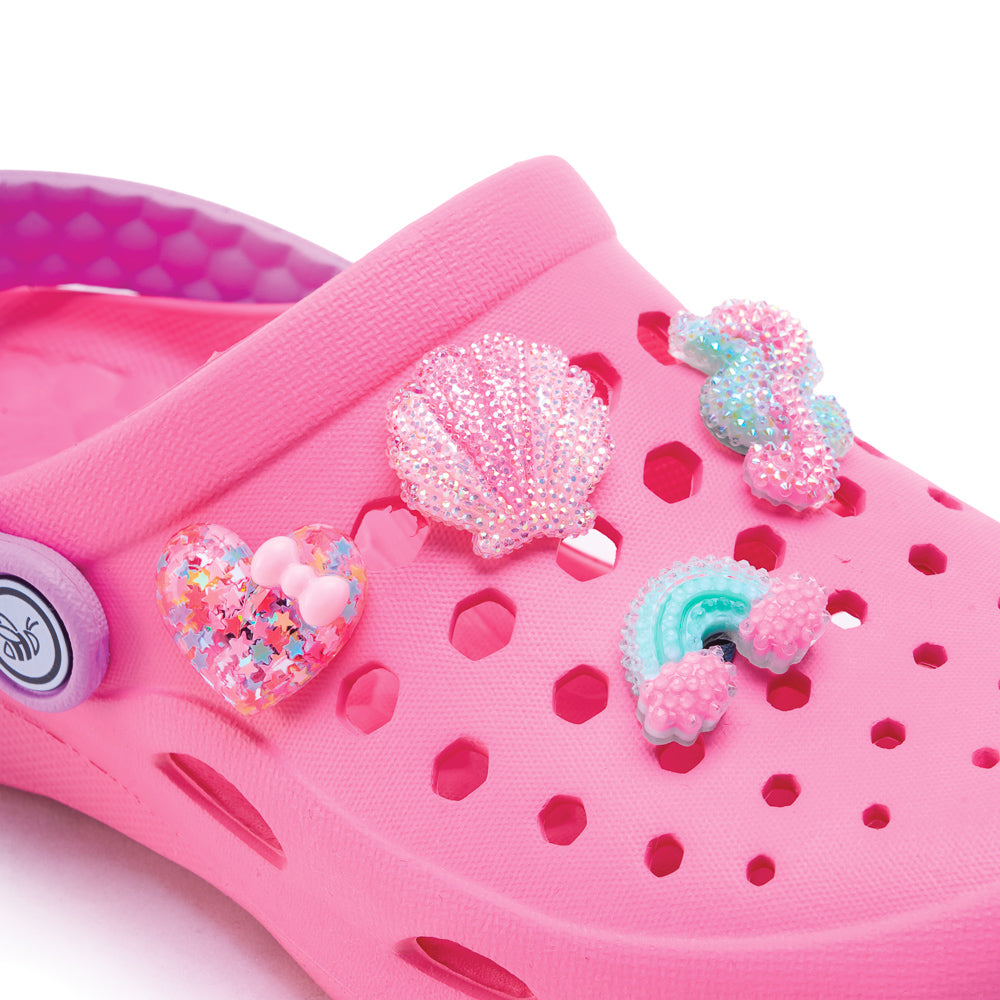 122331-00-LOT6CHARMSFUNCHAUSSURES-02-GIRLS - SET OF 6 FUN SHOE CHARMS-Shoe Charms | Accessories-Yellow-Yellow Shoes