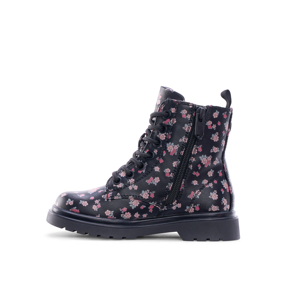 Yellow Shoes | Toddler Kids Fashion Light Boots | MELODY TDLR FLORAL | 122400-04-MELODY_TDLR_FLORAL-04-MELODY TDLR FLORAL-Toddler Kids Fashion Light Boots-Yellow-Yellow Shoes