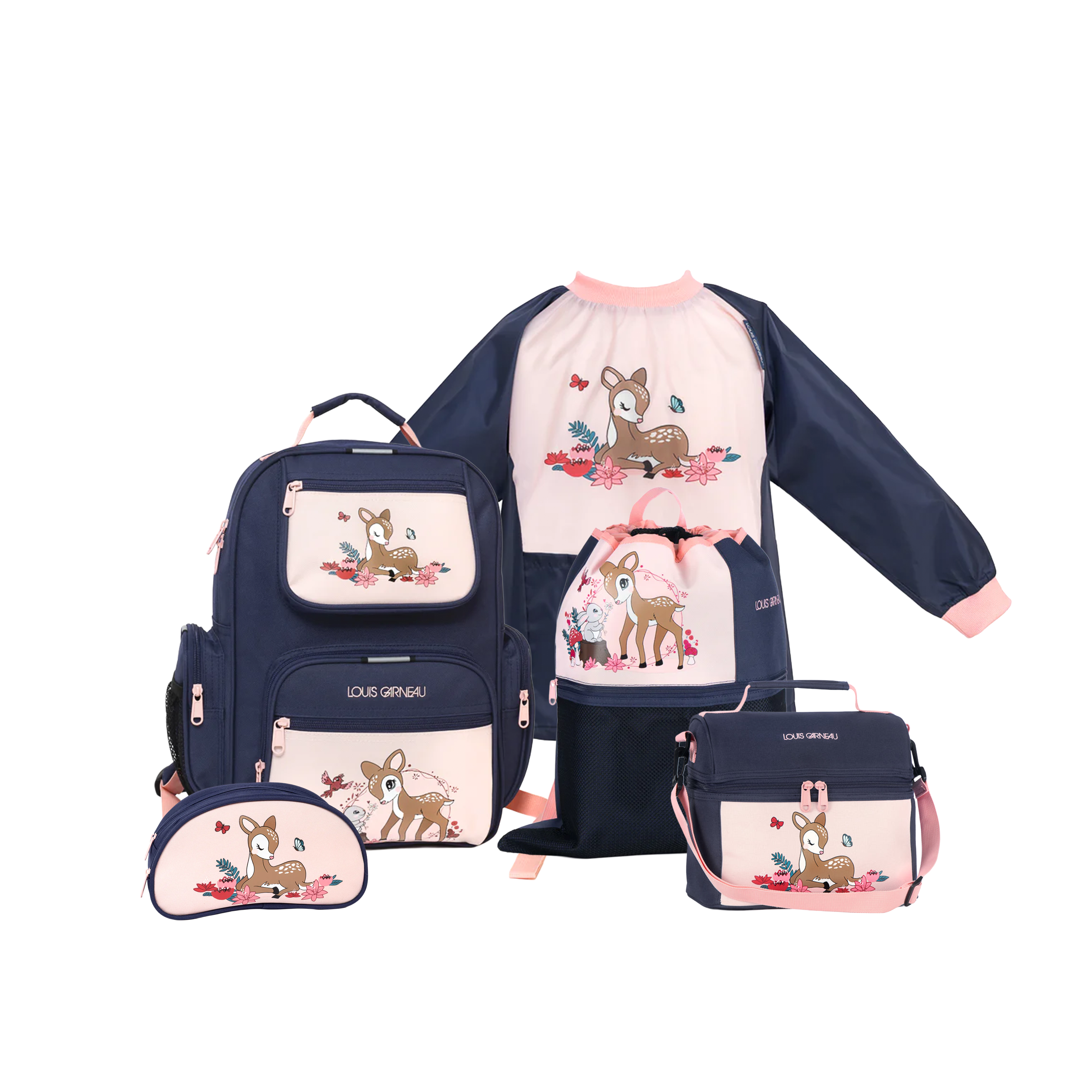 Yellow Shoes | Kids Backpacks | Accessories | Ensemble de la rentrée Bambi Louis Garneau | BAMBI-Louis Garneau Bambi Back-to-School Bundle-Kids Backpacks | Accessories-Yellow Shoes-Yellow Shoes