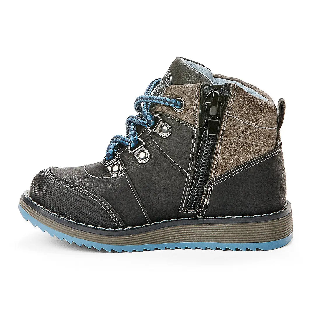 Yellow Shoes | Baby-Bootie-Boys-Laced | Malcom | 105281-01-malcom-3_08bcef53-db8f-4f25-a035-7fe9fe22c30b-Malcom-Baby Booties-riverstone-Yellow Shoes