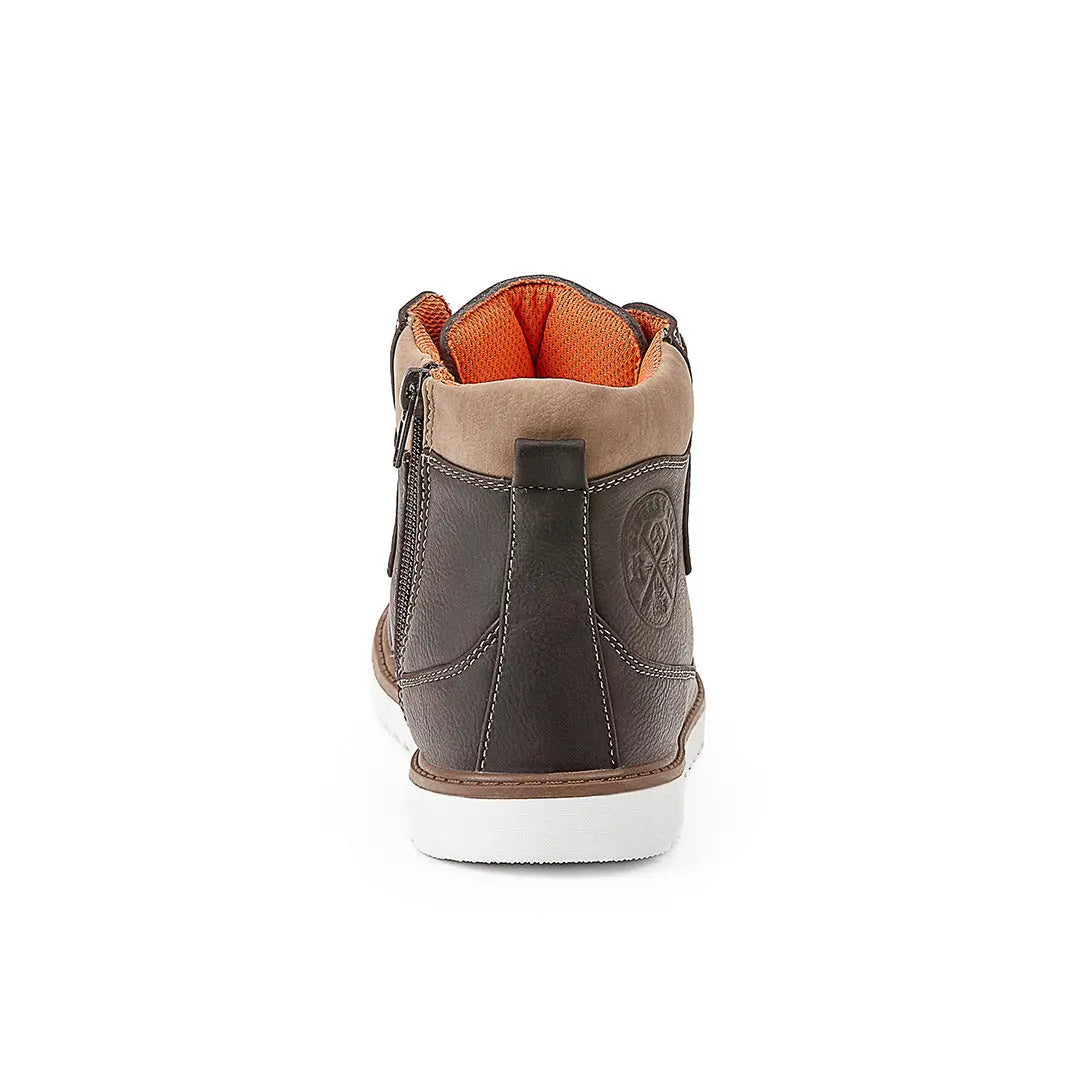 Yellow Shoes | Boys-Light Boots-Casual-Laced | Ascender | 105408-13-ascender-4_2c1f3add-7d69-43cd-bc34-2c0c0da4f57a-Ascender-Junior Kids Fashion Light Boots-riverstone-Yellow Shoes