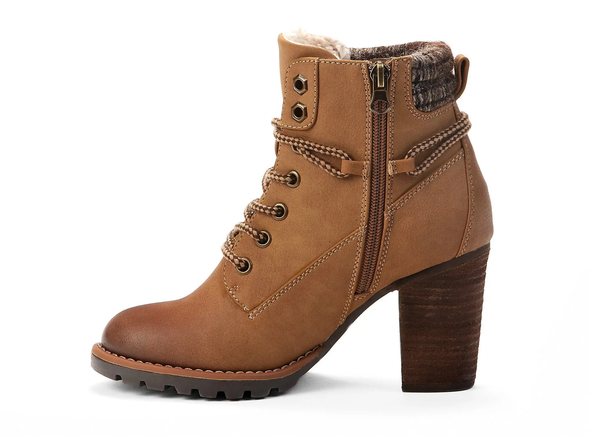 Yellow Shoes | Womens-Winter Boots-Casual-Low Shaft & Med Heel | Starling | 105932-66-starling-3-Starling-shoes-Chelsee Girl-Yellow Shoes