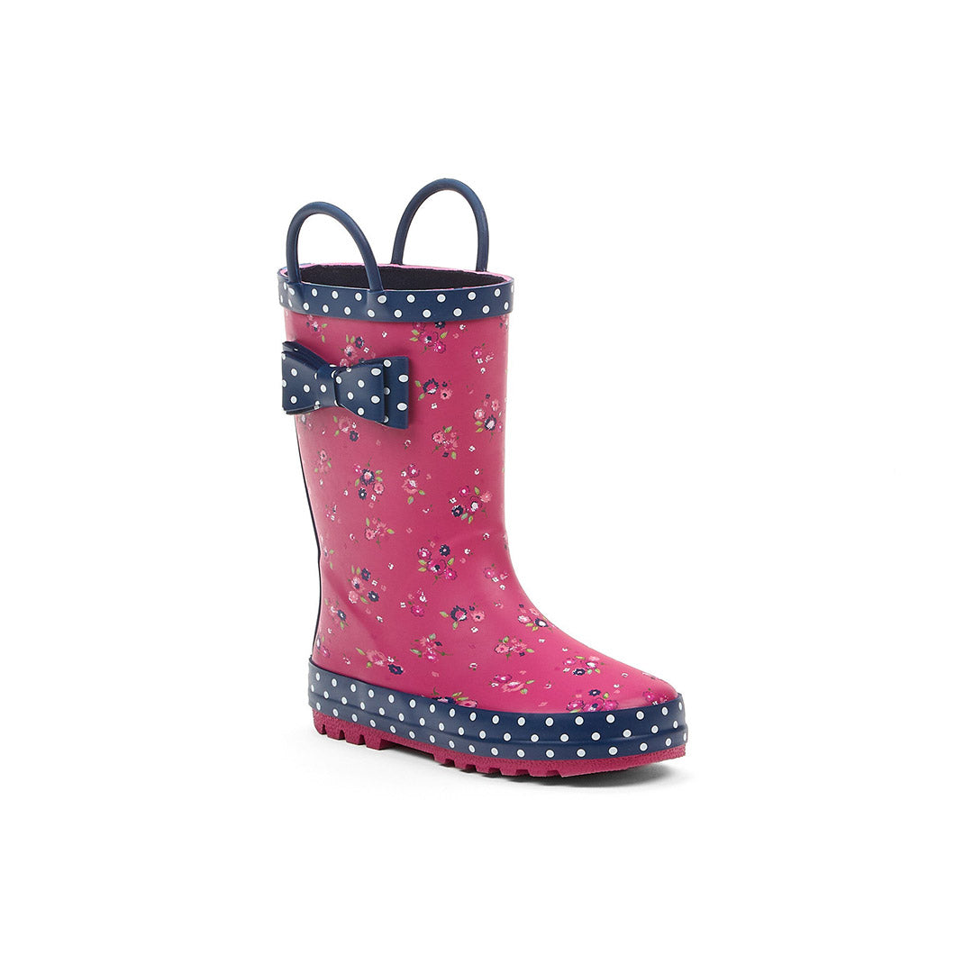 Yellow Shoes | Toddler-Rainwear-Girls-Rain Boot | Flower field | 106688-68-flowerfield-1_03728ceb-56a6-4e2e-8467-ce002fd1ad29-Flower field-Toddler Kids Rain Boots and Rainwear-Miss Chelsee-Yellow Shoes