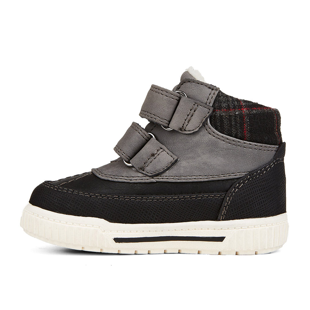 Yellow Shoes | Baby-Bootie-Boys-Laced | Janko | 107737-05-janko-02-Janko-Baby Booties-Riverstone-Yellow Shoes
