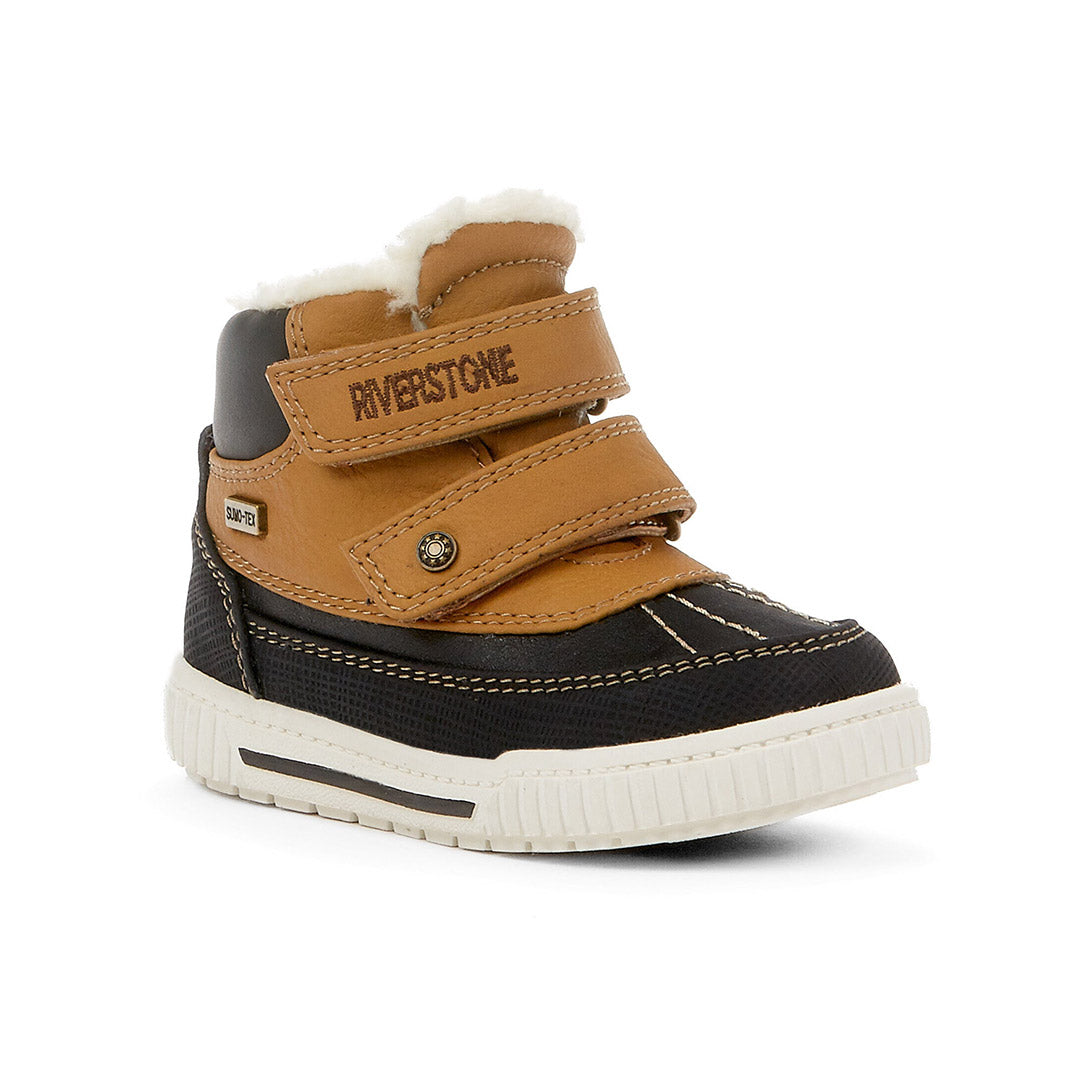 Yellow Shoes | Baby-Bootie-Boys-Laced | Janko | 107737-66-janko-1_ef446ec8-0bbf-4f34-b3a5-75907f590263-Janko-Baby Booties-Riverstone-Yellow Shoes
