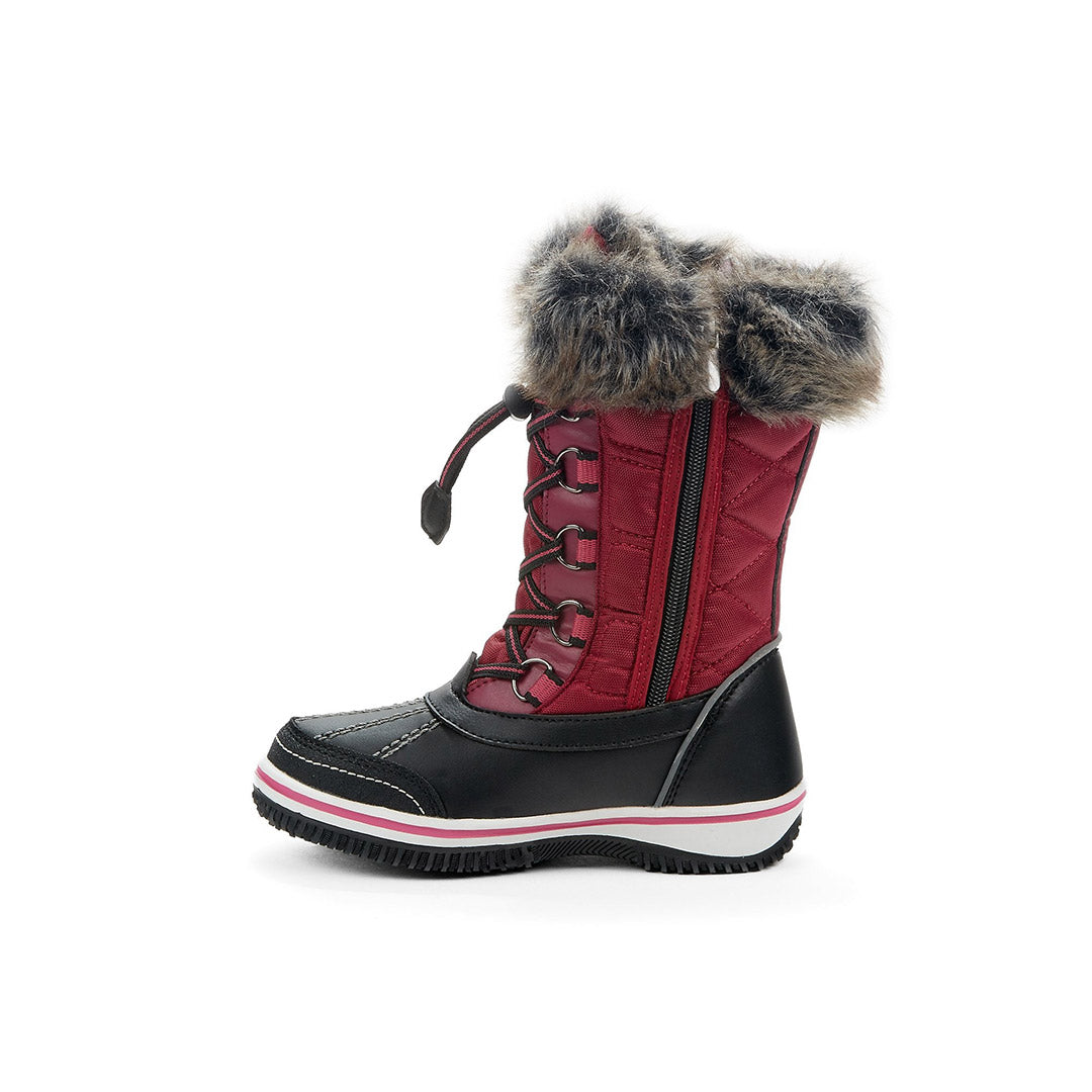 Yellow Shoes | Youth-Winter Boots-Girls-Laced | Chilly Yth | 107928-68-chillyyth-3-Chilly Yth-Toddler Kids Winter Boots-Riverland-Yellow Shoes