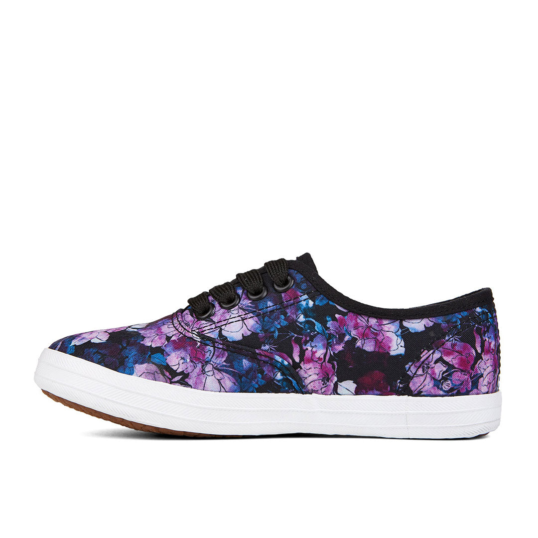 Yellow Shoes | Youth-Athletic-Girls Athleisure-Low | Viola Floral | 109682-04-violafloral-02_407f12b5-7190-41c7-9eb1-e55ecc356a4a-Viola Floral-Toddler Kids Athletic Shoes-Konkrete-Yellow Shoes