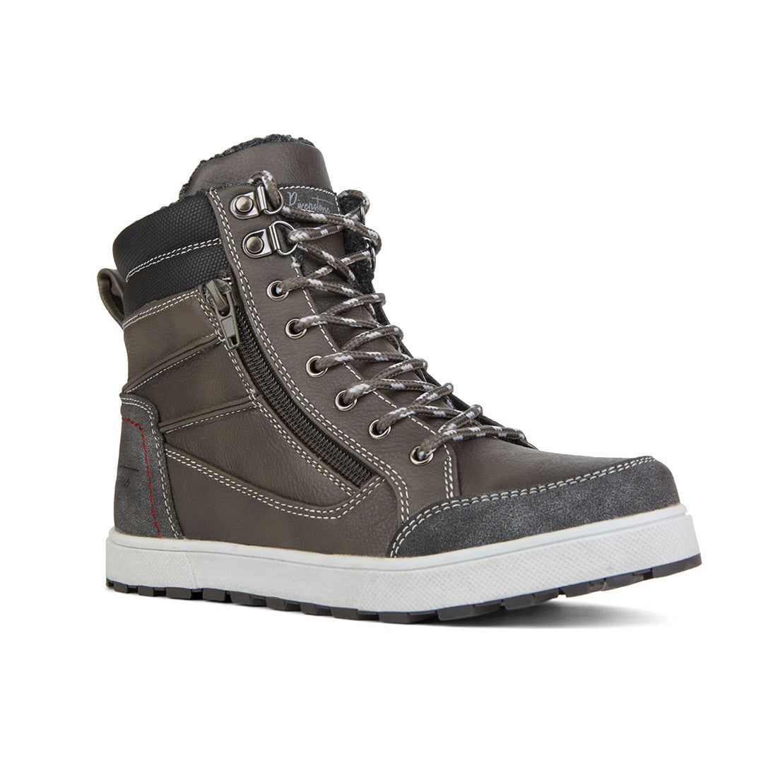 Yellow Shoes | Boys-Light Boots-Casual-Laced | Society | 109689-05-society-03_8150a8a3-3e27-4633-8861-bb80a87793b8-Society-Junior Kids Fashion Light Boots-Riverstone-Yellow Shoes