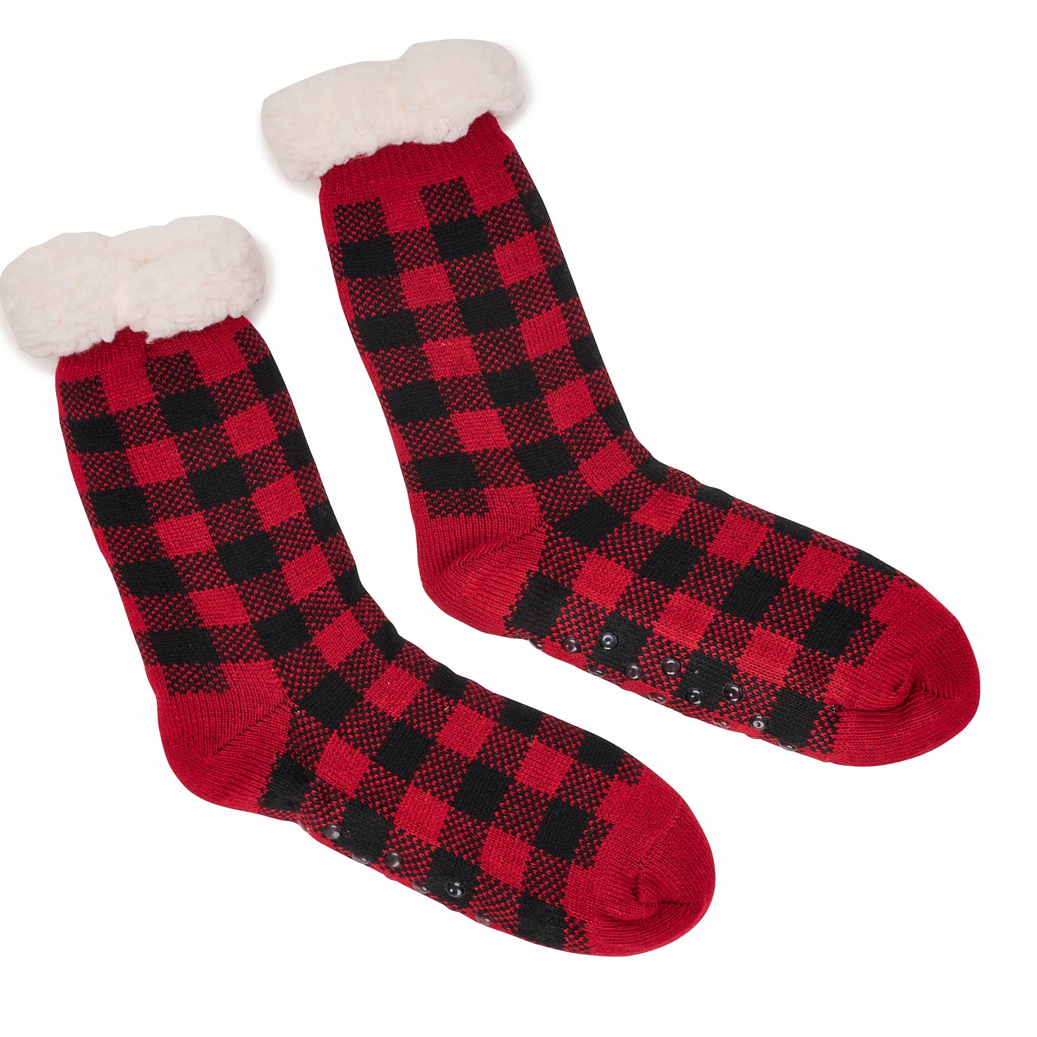 110508-53-PolarHeatBasdoublesensherpapourfemmes-1-110508-53-Polar Heat - Socks with sherpa lining for women-Women's Socks | Accessories-Yellow-Yellow Shoes