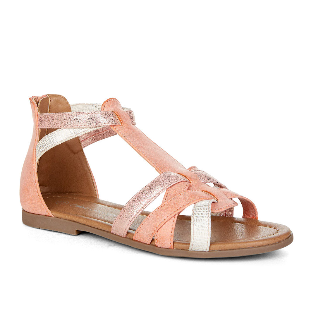 Yellow Shoes | Baby Sandals | Perla | 110851-68-perla-03-Perla-Baby Sandals-Miss Chelsee-Yellow Shoes
