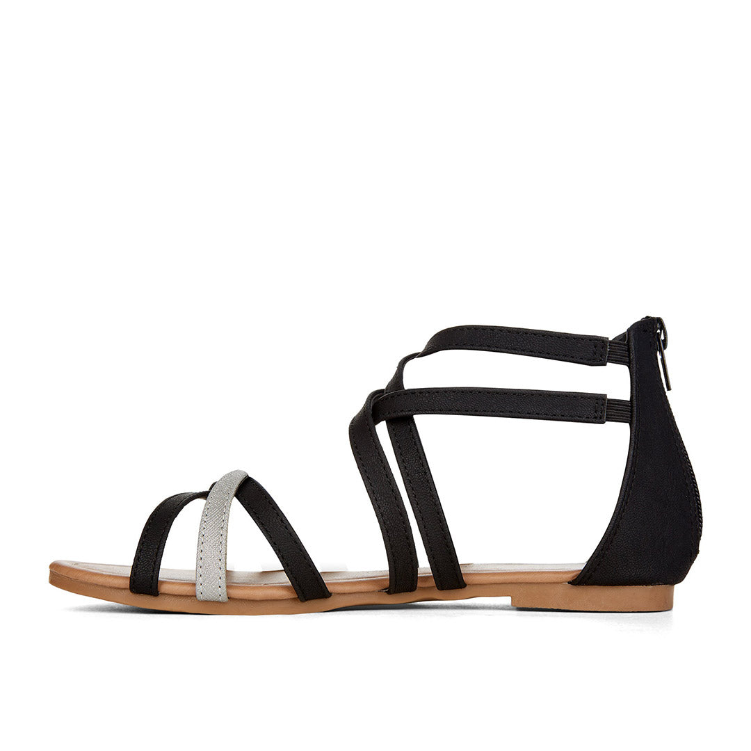 Yellow Shoes | Junior Kids Sandals | Nelly | 110868-01-nelly-02-Nelly-Junior Kids Sandals-Miss Chelsee-Yellow Shoes
