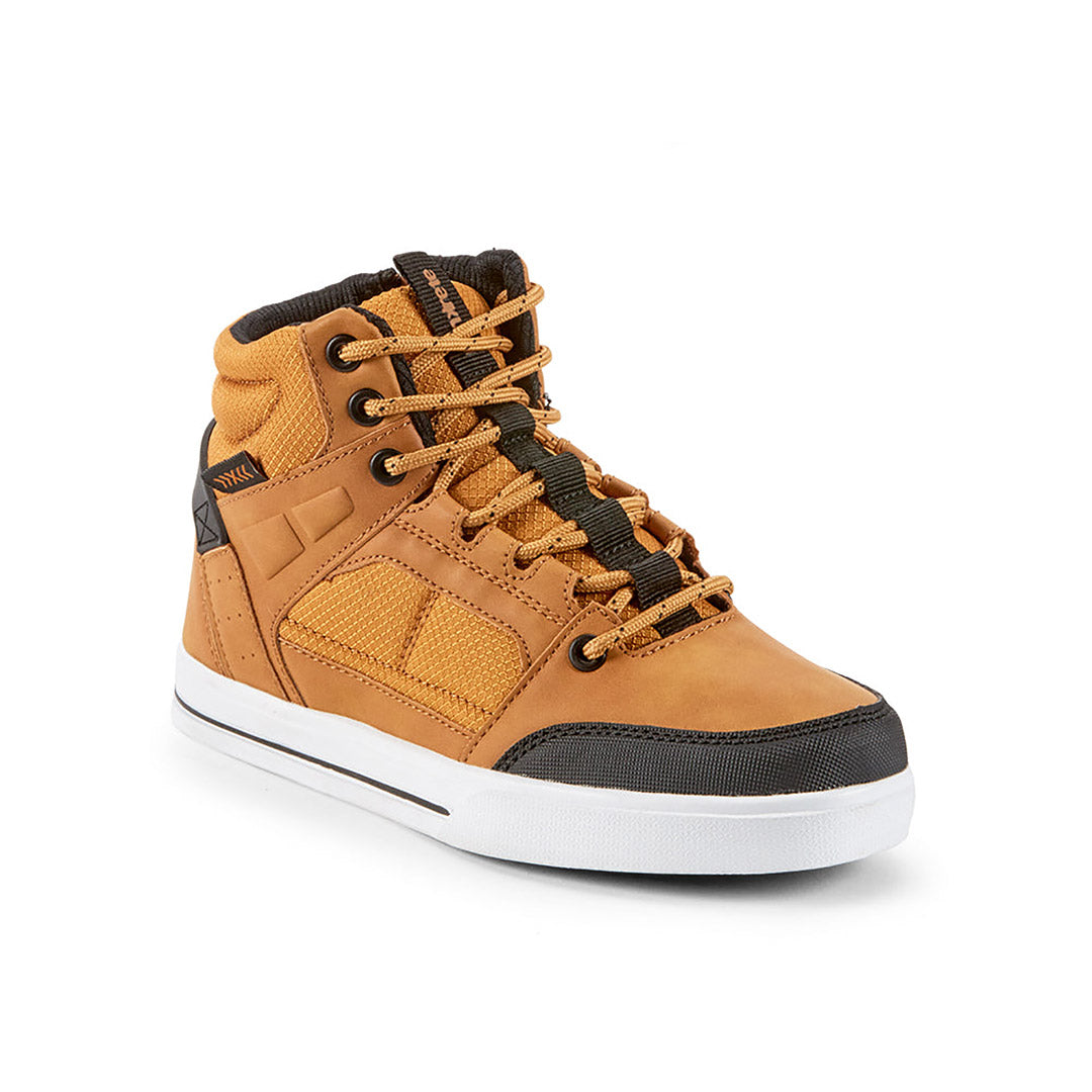Yellow Shoes | Boys-Athletic-Skate-High Cut | Proven | 111753-66-proven-2-Proven-Junior Kids Athletic Shoes-Konkrete-Yellow Shoes