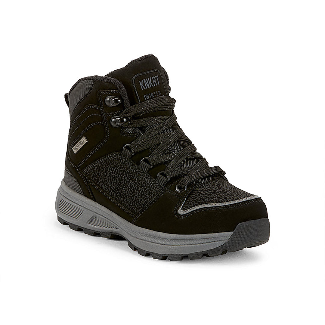 Yellow Shoes | Boys-Winter Boots-Athletic-High | Redwood | 111762-01-redwood-2-Redwood-Junior Kids Winter Boots-Konkrete-Yellow Shoes