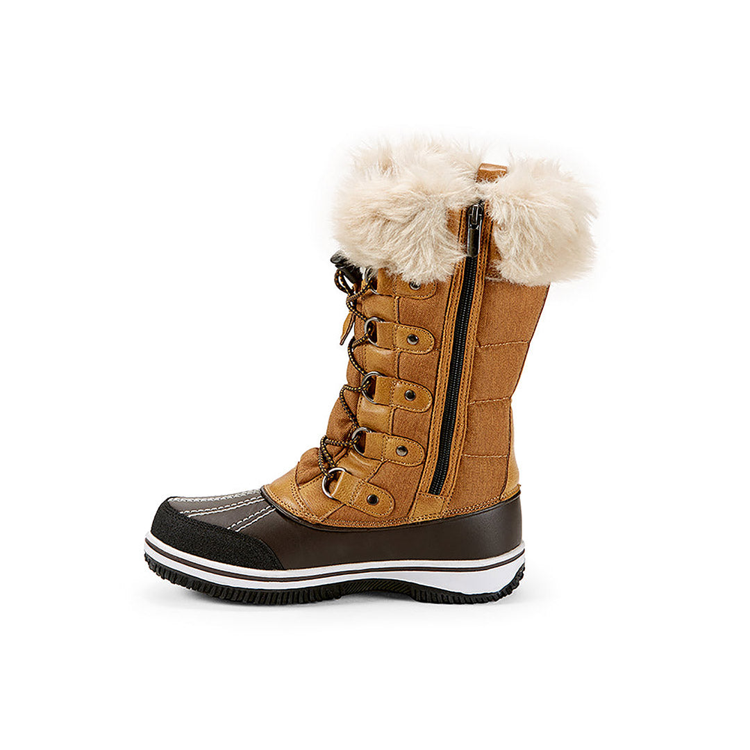 Yellow Shoes | Missy-Winter Boots-Casual-Flat & High Shaft | Frosty 2.0 | 111797-31-frosty2.0-3-Frosty 2.0-Junior Kids Winter Boots-Riverland-Yellow Shoes