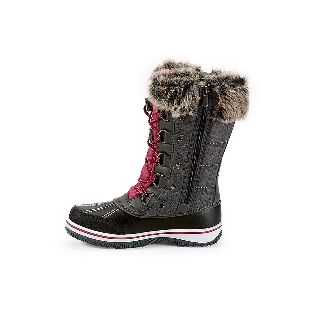 Yellow Shoes | Missy-Winter Boots-Casual-Flat & High Shaft | Frosty 2.0 | 111797-38-frosty2.0-3_4755b119-abbd-4988-893e-7886c234f615-Frosty 2.0-Junior Kids Winter Boots-Riverland-Yellow Shoes