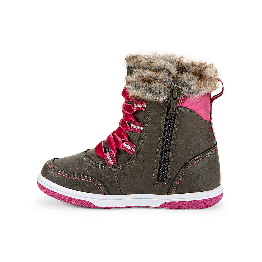 Yellow Shoes | Toddler-Bootie-Girls-Casual | Carolinna | 111827-05-carolinna-3-Carolinna-Toddler Kids Fashion Light Boots-Miss Chelsee-Yellow Shoes