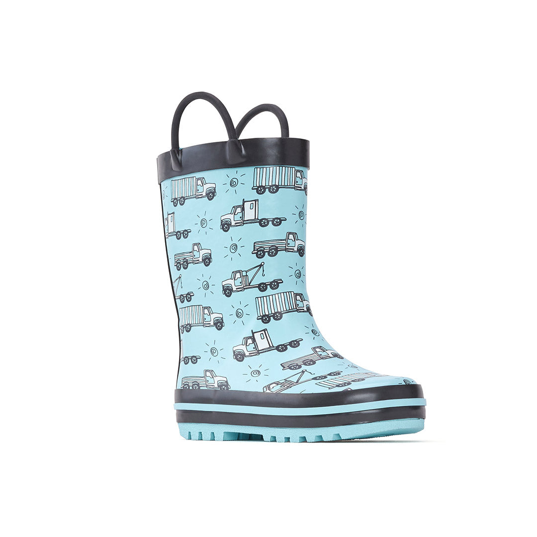 Yellow Shoes | Baby-Rainwear-Boys-Rain Boot | Trucks | 113063-40-TRUCKS-2-Trucks-Baby Rain boots and Rainwear-Yellow-Yellow Shoes