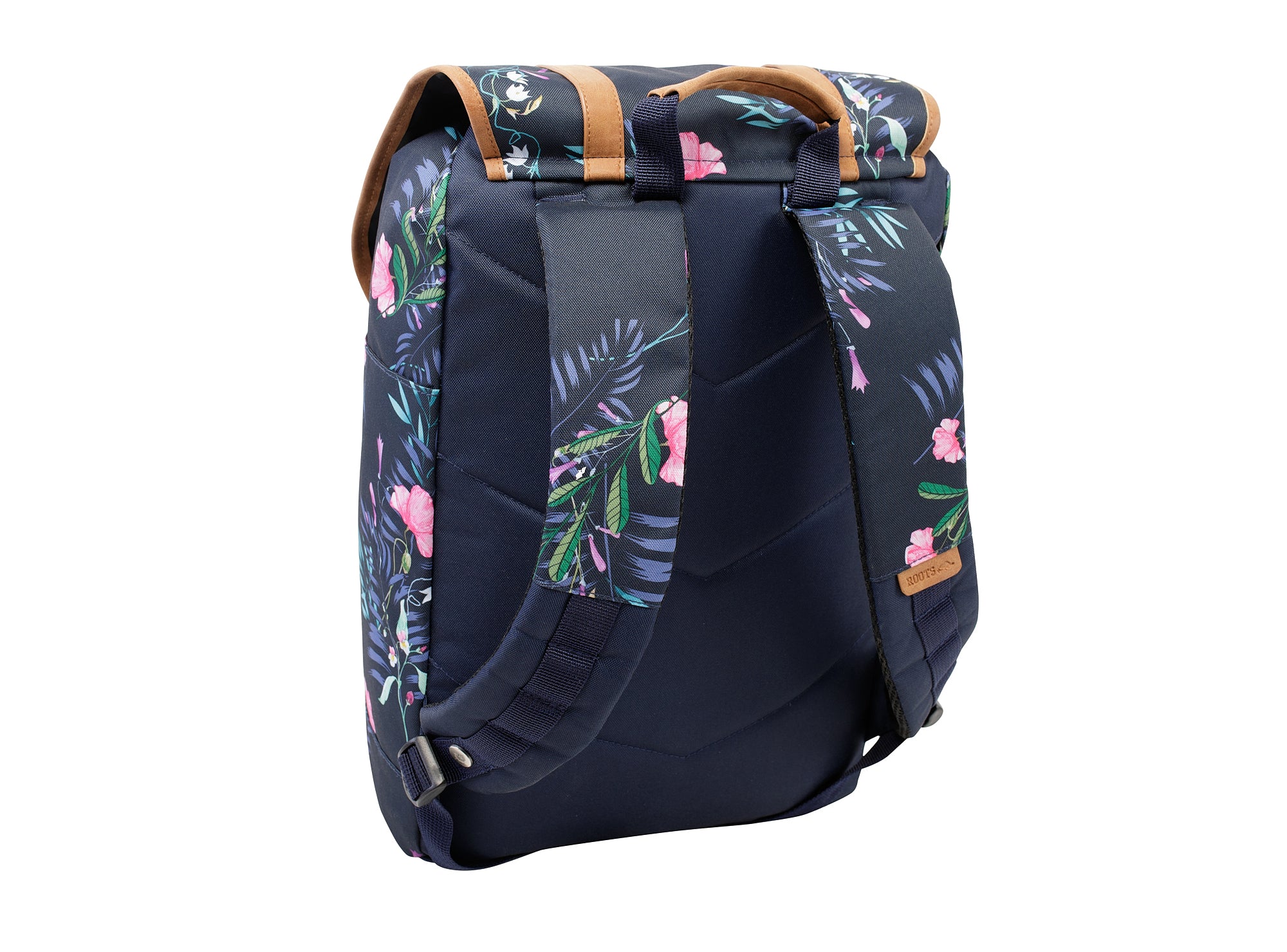 Yellow Shoes | Accessories-Girls-School Items-Backpack | Roots Sac à dos bleu floral | 113798-71-RTS4811839-03-Roots Blue Floral Backpack-Kids Backpacks | Accessories-Roots-Yellow Shoes