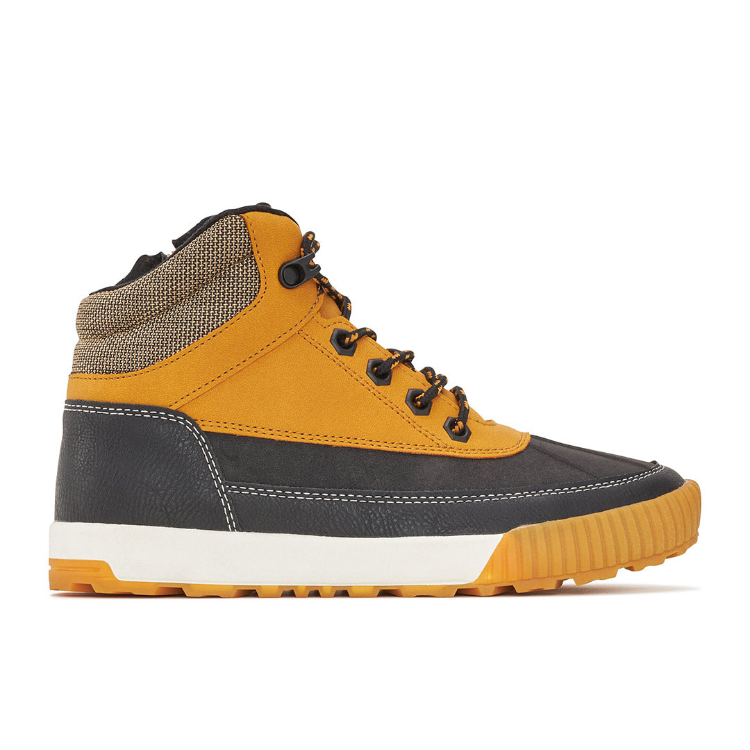 Yellow Shoes | Boys-Light Boots-Casual-Laced | Dripper 2.0 | 113807-66-DRIPPER_2.0-1-2296400082-Dripper 2.0-Junior Kids Fashion Light Boots-Konkrete-Yellow Shoes