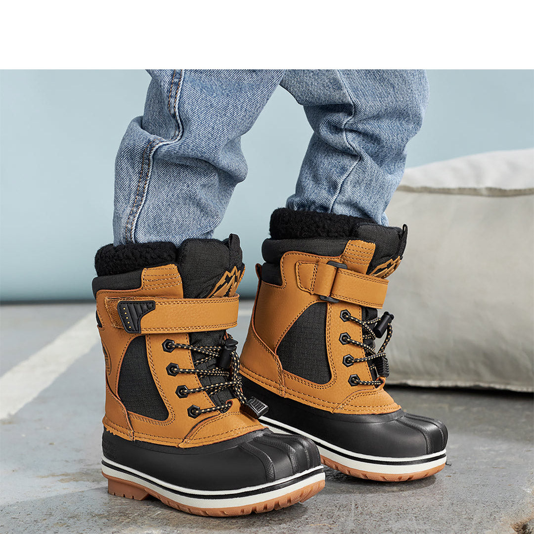 Yellow Shoes | Toddler Kids Winter Boots | Blackice 2.0 | 114240-66-BLACKICE2.0-4-Blackice 2.0-Toddler Kids Winter Boots-Konkrete-Yellow Shoes