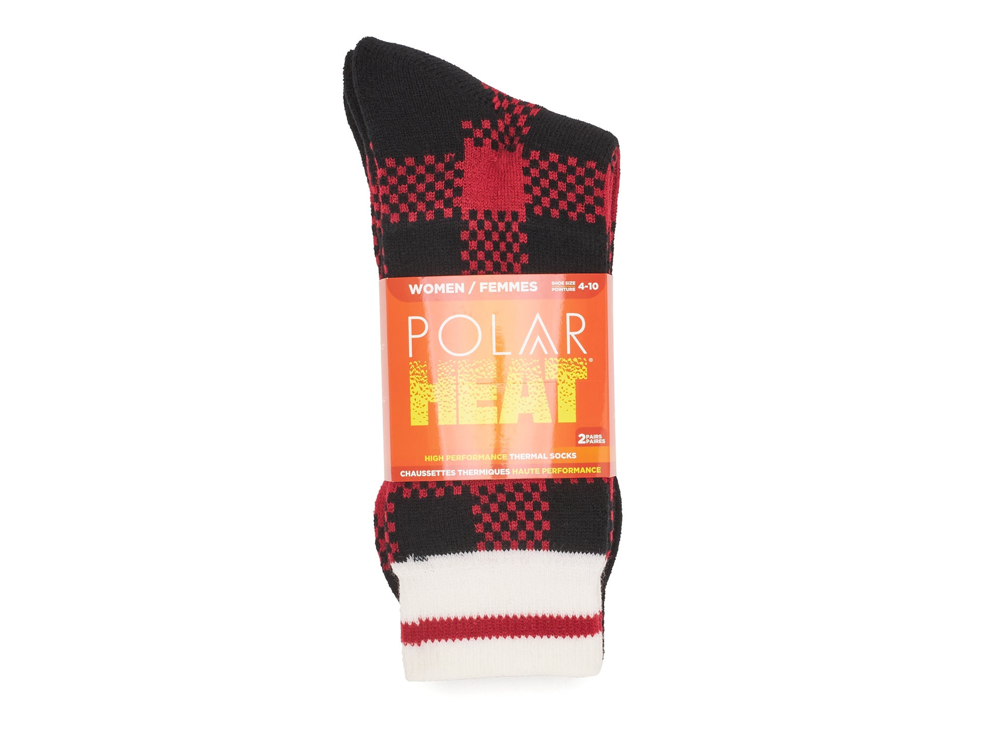 114633-53-2-POLAR HEAT LIGHT - 2 pairs of socks for women-Women's Socks | Accessories-Yellow-Yellow Shoes