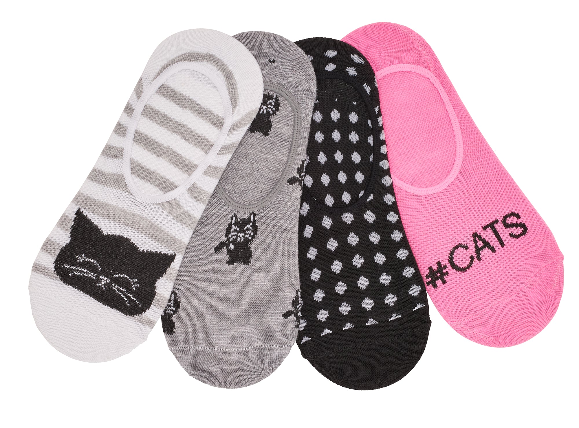 115009-00-HORIZON_4_PAIRES_DE_BAS_POUR_FEMMES-1-2413000032-HORIZON - 4 PAIRS OF SOCKS FOR WOMEN-Women's Socks | Accessories-Horizon-Yellow Shoes