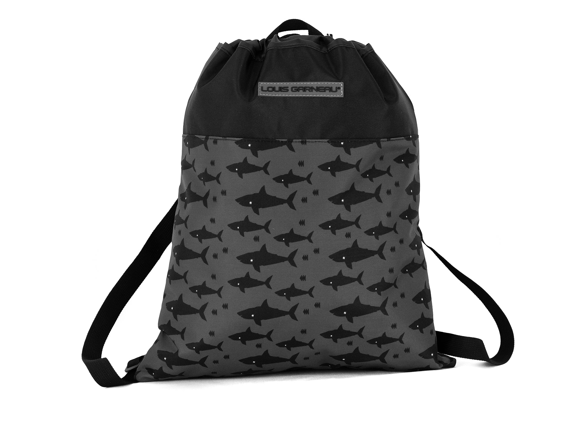 Yellow Shoes | Accessories-Boys-School Items-Shoe Bag | Louis Garneau Requins Sac fourre-tout | 115321-15-LOUIS_GARNEAU_REQUINS_SAC_FOURRETOUT-01-2445600032-Louis Garneau Shark Shoe Bag-Kids Shoe Bags | Accessories-Louis Garneau-Yellow Shoes