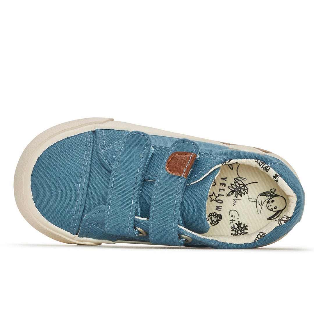 Yellow Shoes | Baby-Athletic-Boys Athleisure-Low | Petit Ours | 115328-95-PETITOURS-6-Petit Ours-Baby Athletic Shoes-Yellow-Yellow Shoes