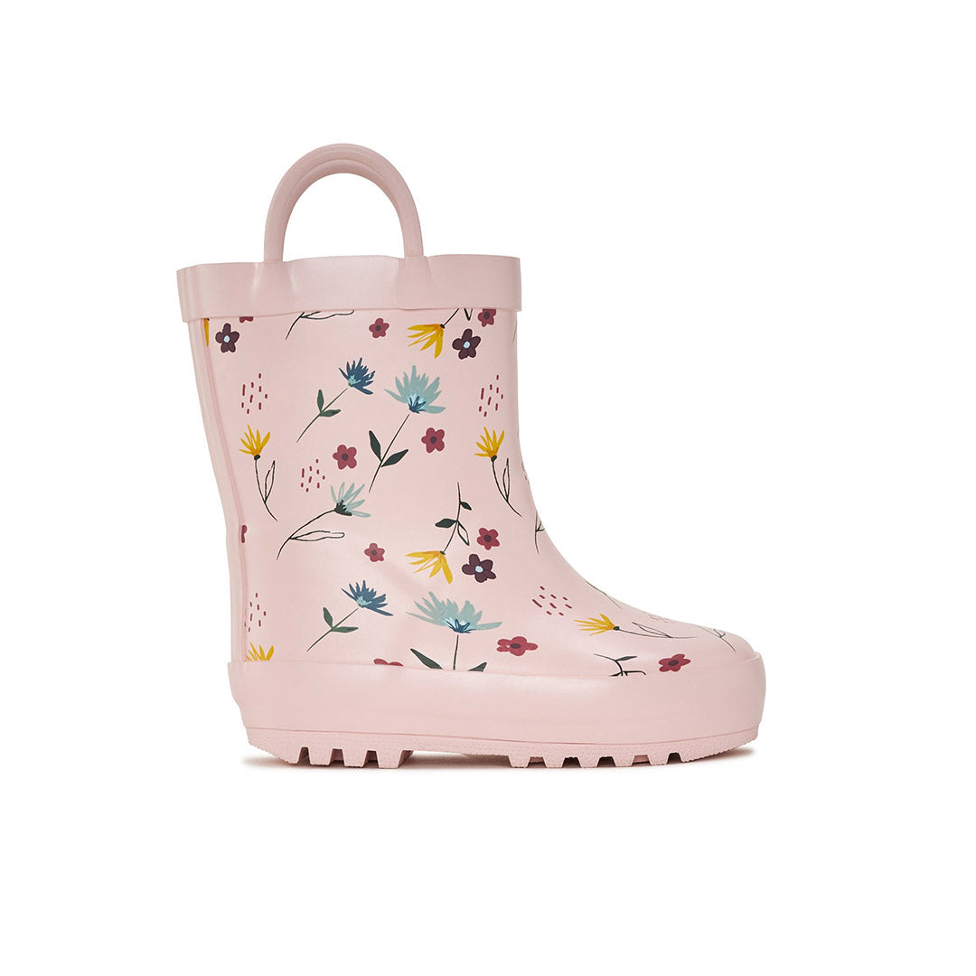Yellow Shoes | Baby-Rainwear-Girls-Lined Boot | Petales | 115403-68-PETALES-1-2450300047-Petales-Baby Rain boots and Rainwear-Yellow-Yellow Shoes