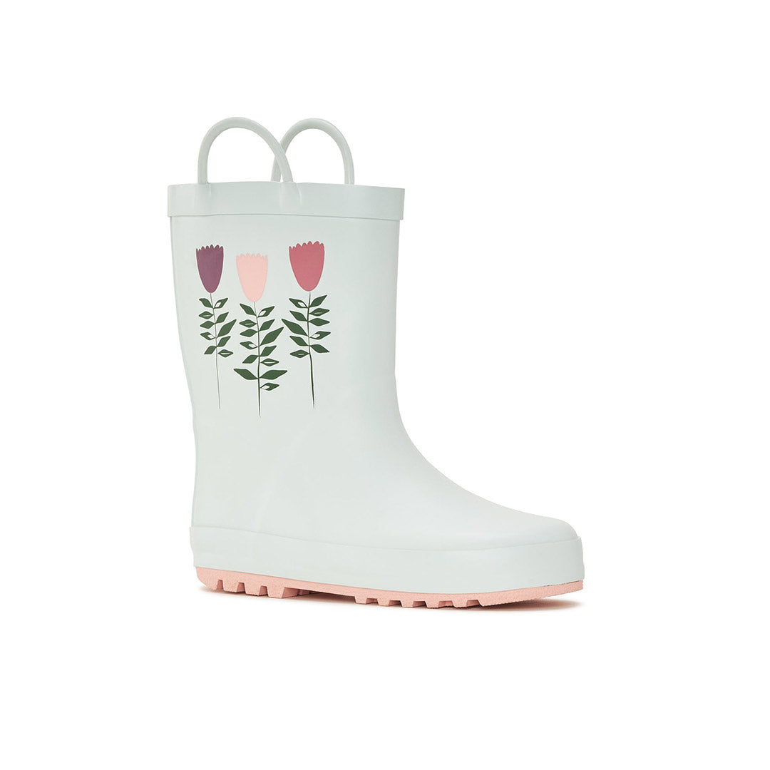 Yellow Shoes | Toddler-Girl-Rainwear-Lined Boot-Lined Boot | Tulipes | 115404-41-TULIPES-2-Tulipes-Toddler Kids Rain Boots and Rainwear-Yellow-Yellow Shoes