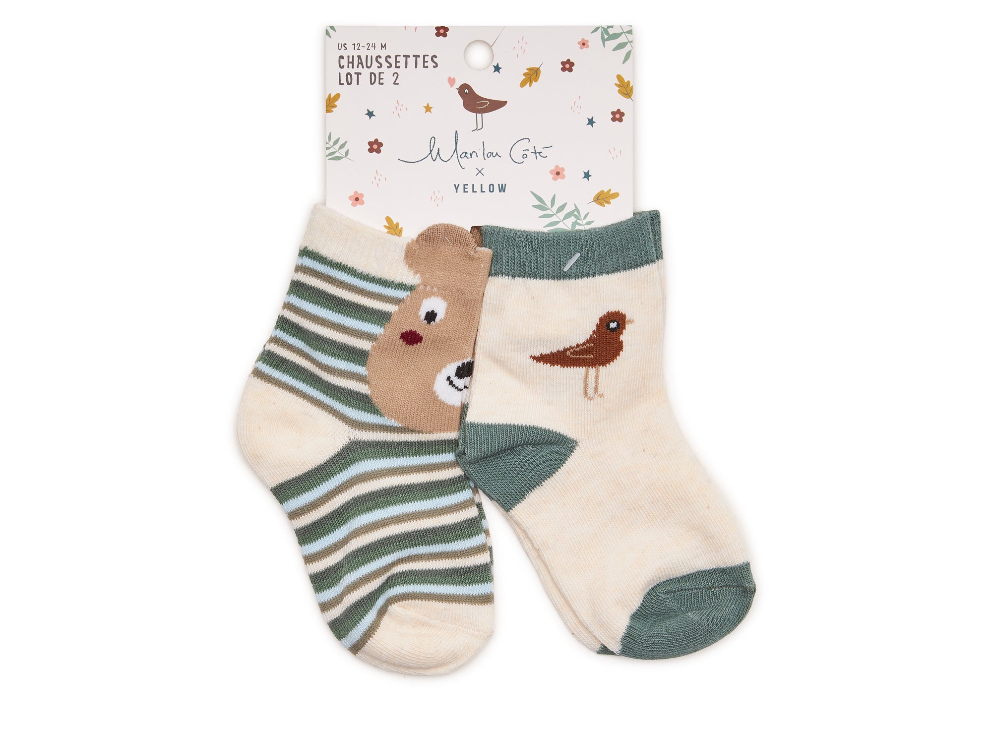 115933-21-CHAUSETTECHARLIE-1_488fbd0c-dd2e-4eac-8d70-f1ee4942d1db-115937-21-Charlie's Socks Set Tdlr-Kids Socks | Accessories-Yellow-Yellow Shoes