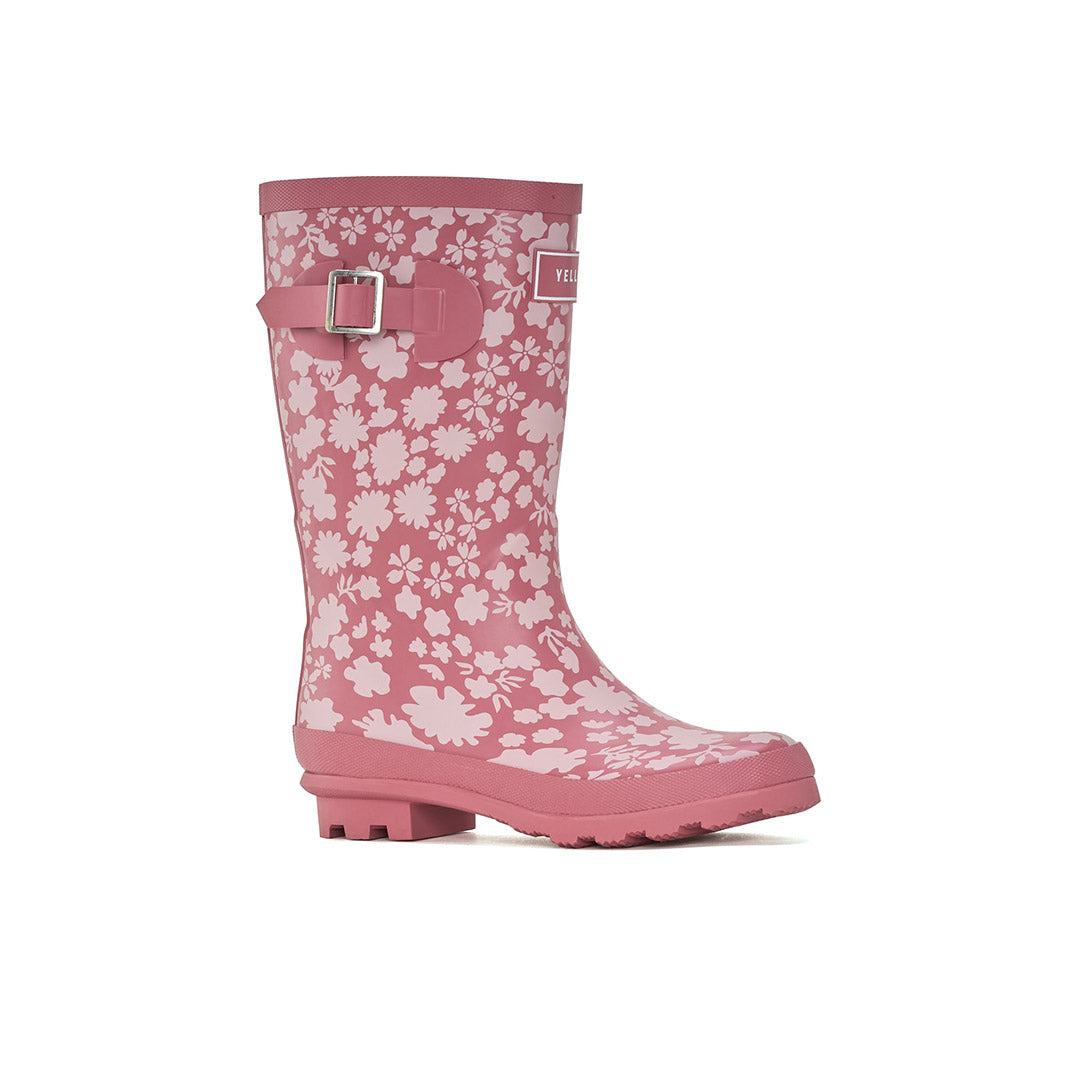 Yellow Shoes | Junior Kids Rain Boots and Rainwear | Rose | 116269-68-ROSE-2-Rose-Junior Kids Rain Boots and Rainwear-Miss Chelsee-Yellow Shoes