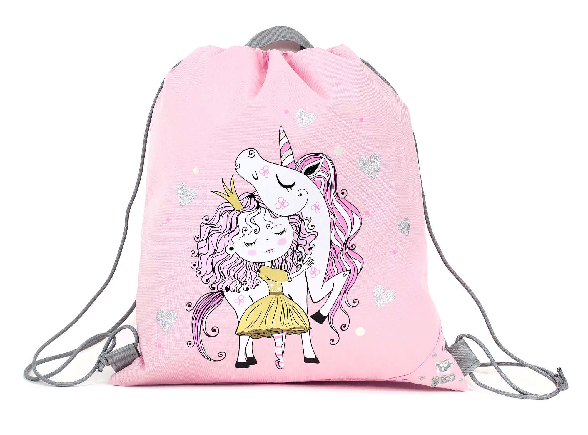 Yellow Shoes | Accessories-Girls-School Items-Shoe Bag | GAZOO LICORNE SAC FOURRE-TOUT | 116958-68-GAZOO_LICORNE_SAC_FOURRETOUT-01-2608600032-GAZOO UNICORN SHOE BAG-Kids Shoe Bags | Accessories-Gazoo-Yellow Shoes