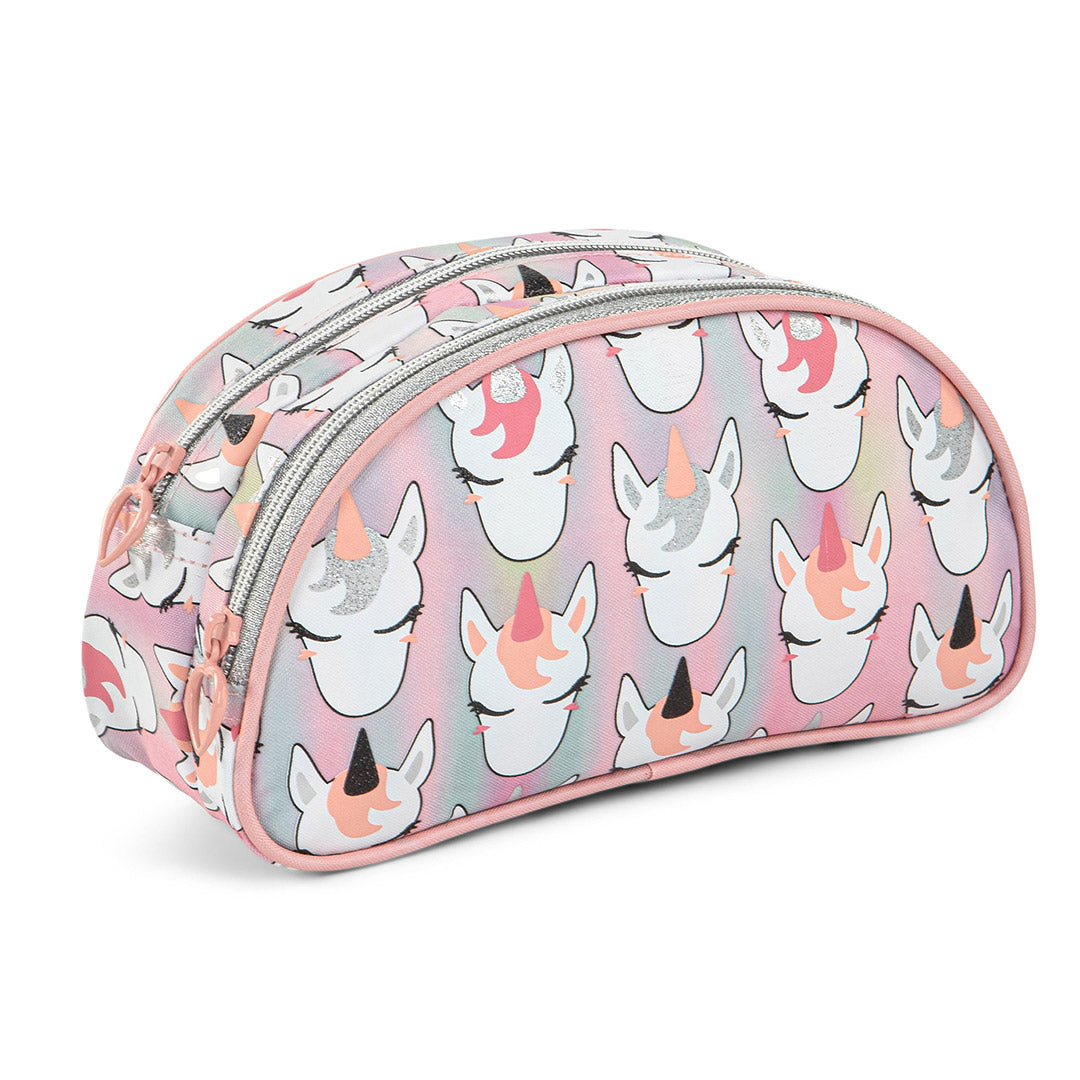 Yellow Shoes | Accessories-Girls-School Items-Pencil Case | BONDSTREET LICORNE ÉTUI À CRAYONS 2 COMPARTIMENTS | 116999-68-BONDSTREET_LICORNE_ETUI_A_CRAYONS_2_COMPARTIMENTS-06-BONDSTREET UNICORN 2 COMPARTMENTS PENCIL CASE-Kids Pencil Cases | Accessories-Bondstreet-Yellow Shoes