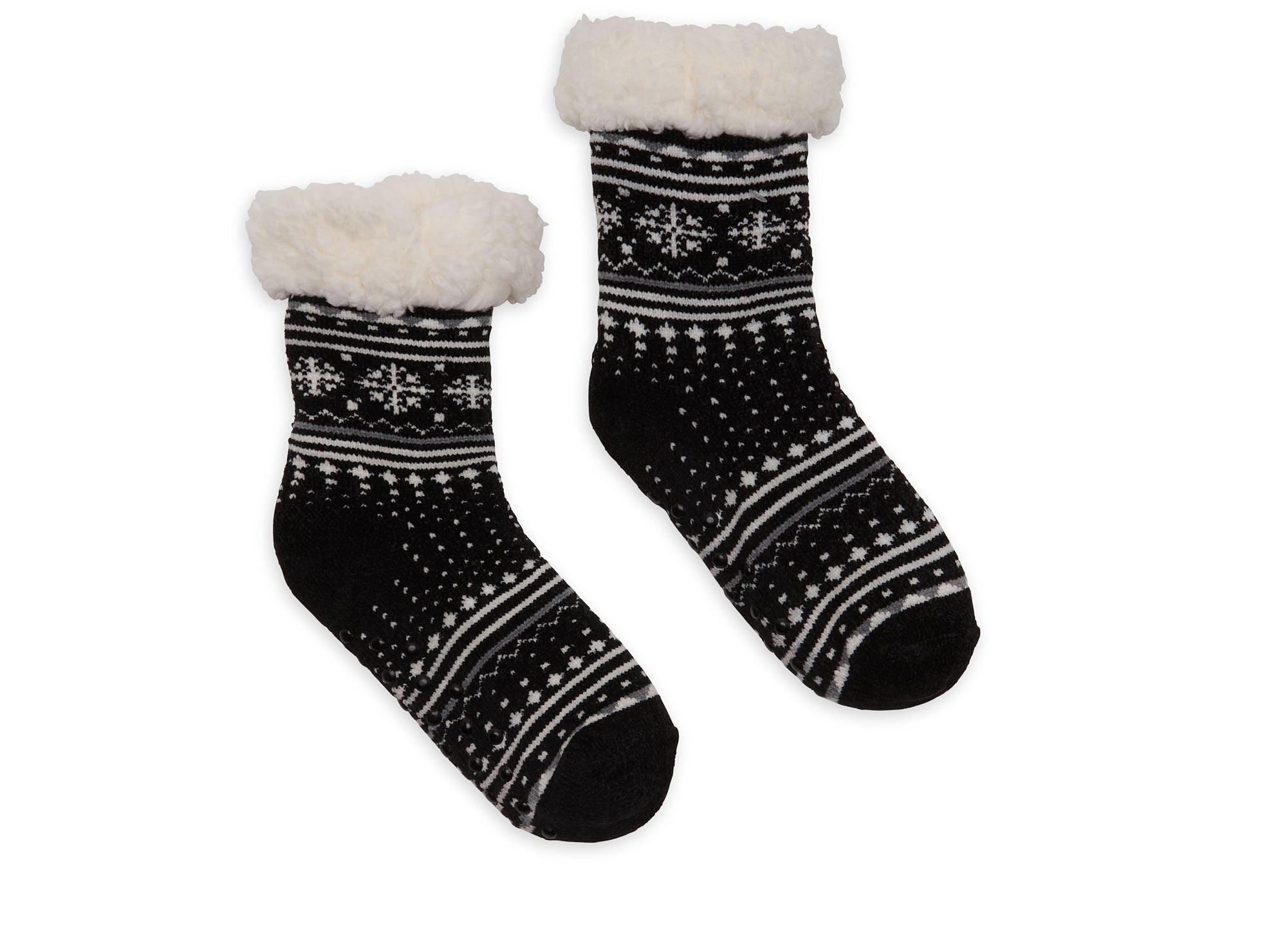 117601-01-Polar_Heat_Bas_doubles_en_sherpa_pour_femmes-1-117601-01-KODIAK PAIR OF WOMEN SOCKS WITH SHERPA LINING-Women's Socks | Accessories-Polar Heat-Yellow Shoes