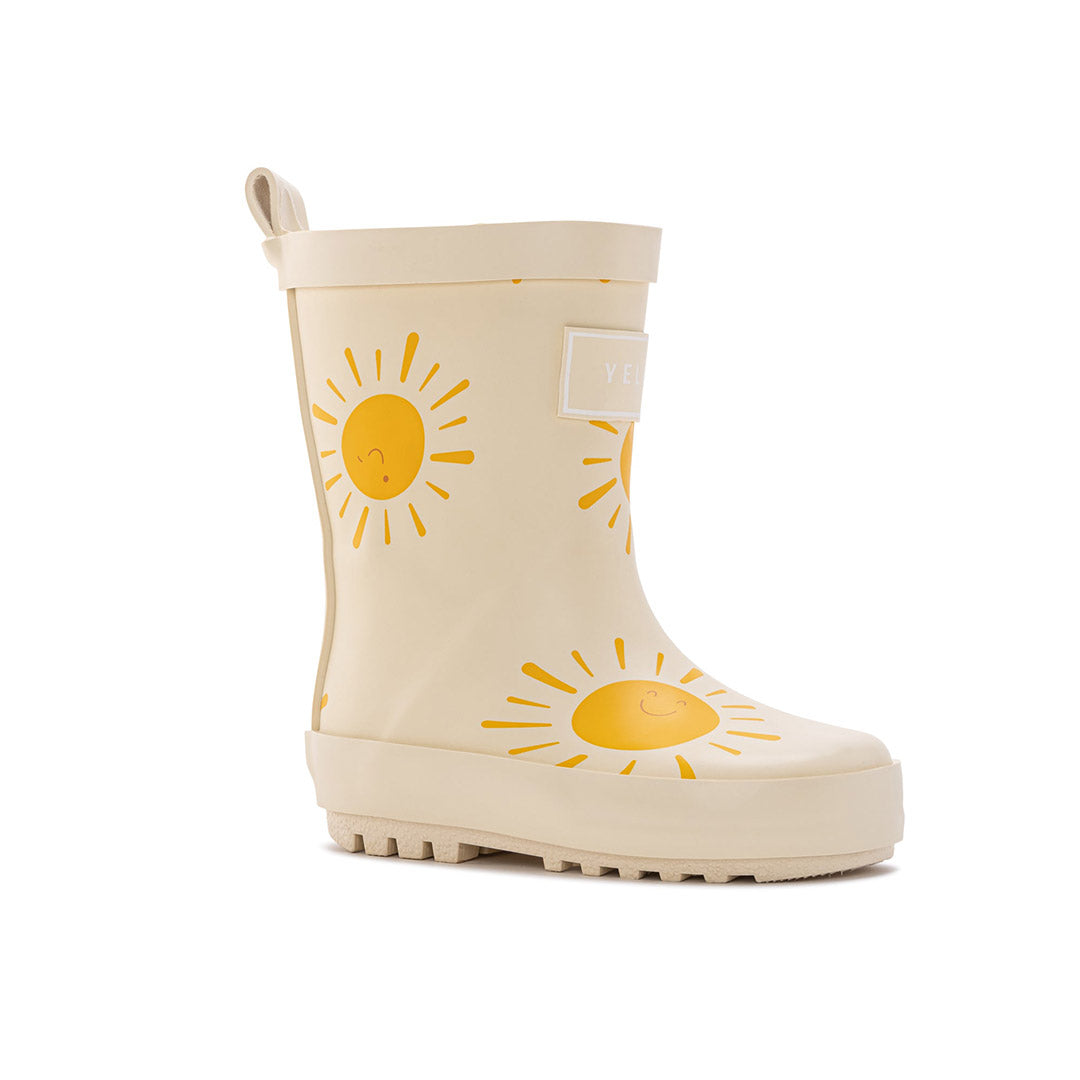 Yellow Shoes | Bottes de pluie et vêtements de pluie pour bébé | Sunshine | 117621-18-SUNSHINE-02-Sunshine-Baby Rain boots and Rainwear-Yellow-Yellow Shoes