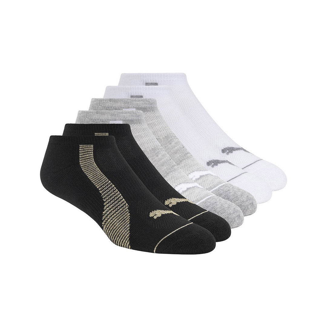 117780-87-PUMA_6_paires_de_bas_pour_femmes-1-2678200032-PUMA | 6 pairs of socks for women-Women's Socks | Accessories-Puma-Yellow Shoes