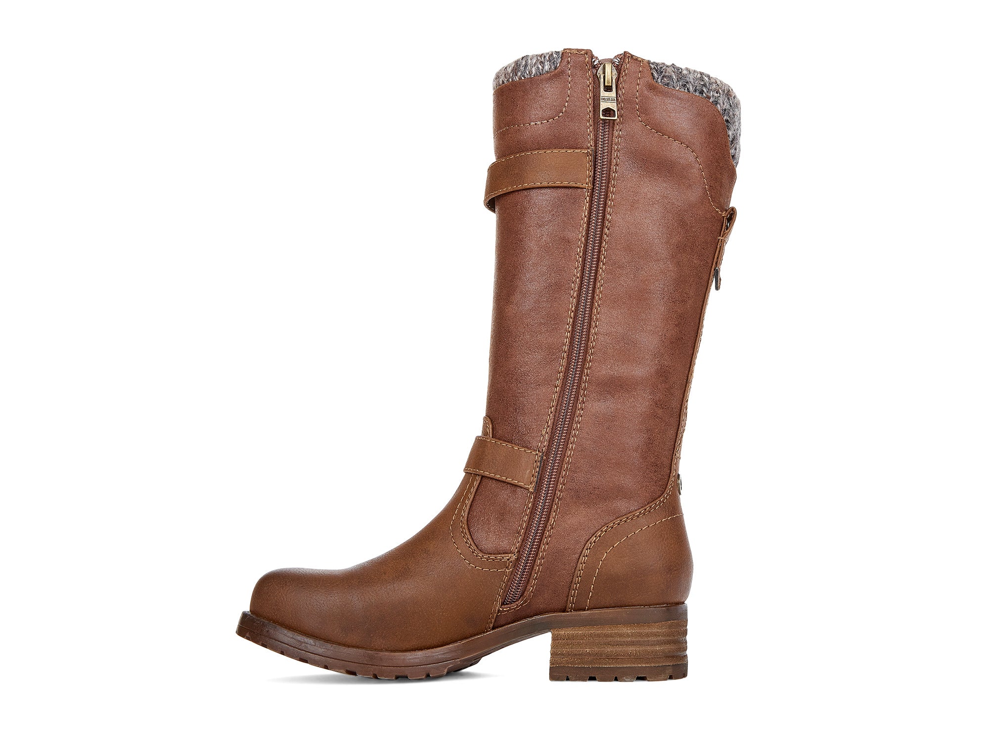 Yellow Shoes | Womens-Winter Boots-Casual-Med Shaft & Low Heel | Downhill | 