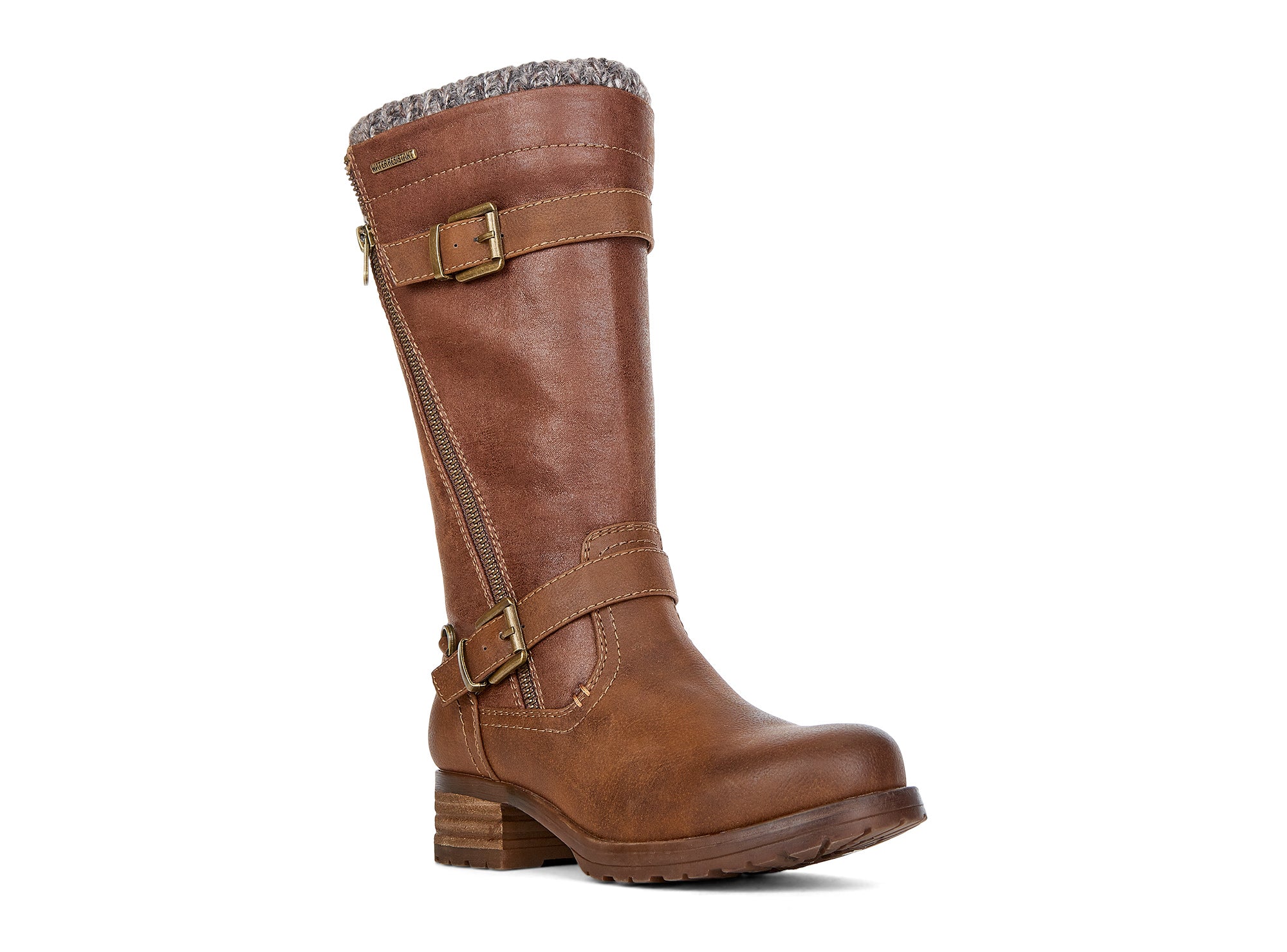Yellow Shoes | Womens-Winter Boots-Casual-Med Shaft & Low Heel | Downhill | 