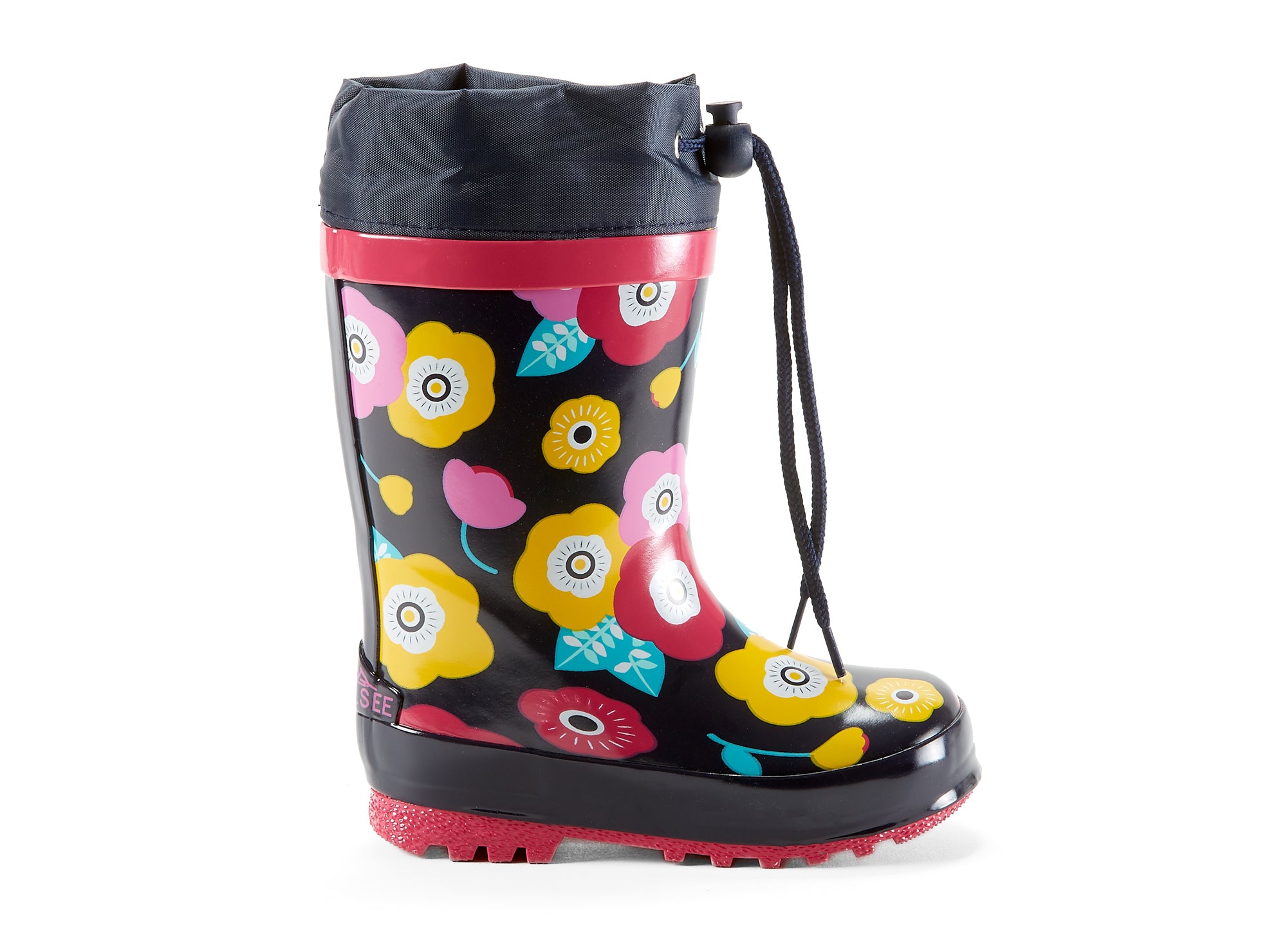 Yellow Shoes | Toddler-Rainwear-Girls-Lined Boot | Bloomy | 