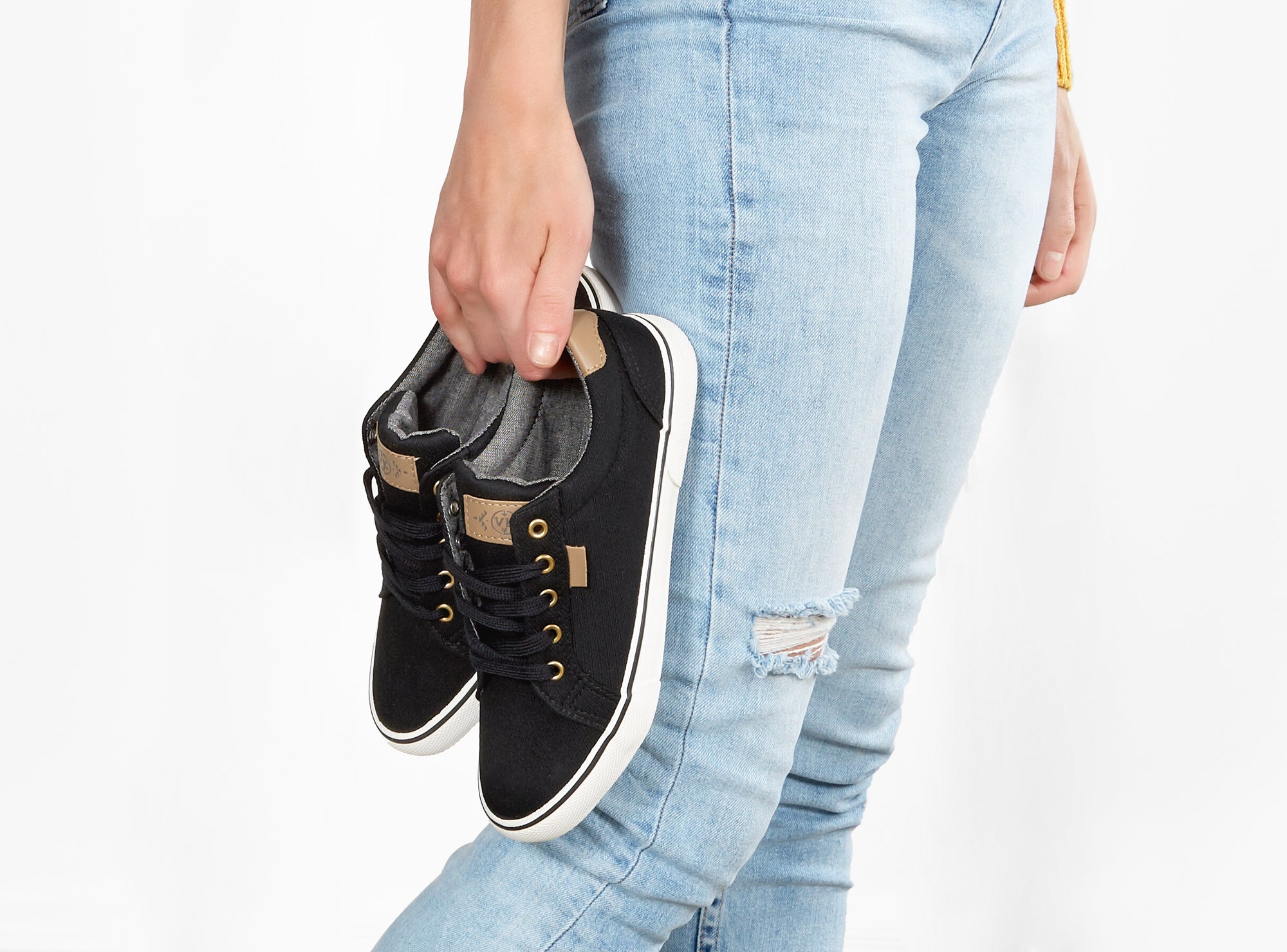 Yellow Shoes | Womens-Athletic-Skate-Low Cut | Dreampunch Denim | 