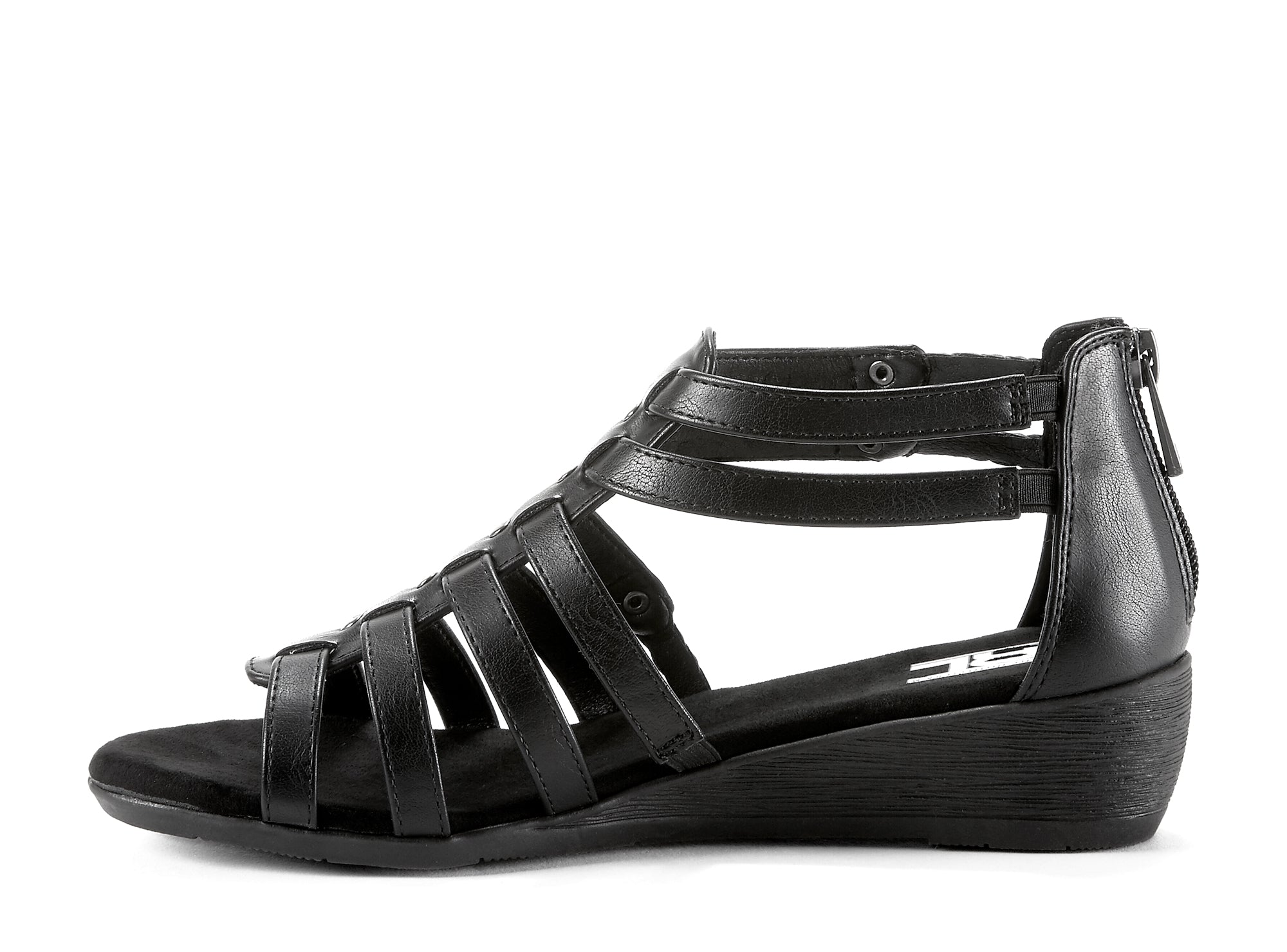 Yellow Shoes | Womens-Sandals-Comfort-Low Wedge/Gladiator | Fit Zone | 